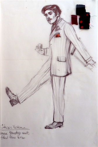 Costume Sketch "Sticks".
"Naked Man" directed by J. Todd Anderson/Written by Ethan Coen : FILM COSTUMES : Alina Panova Official Website-Multidisciplinary Artist, Designer, Producer
